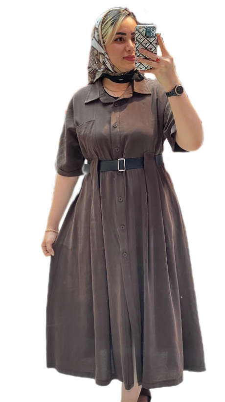 پیراهن زنانه پارچه سیلک ریزشی