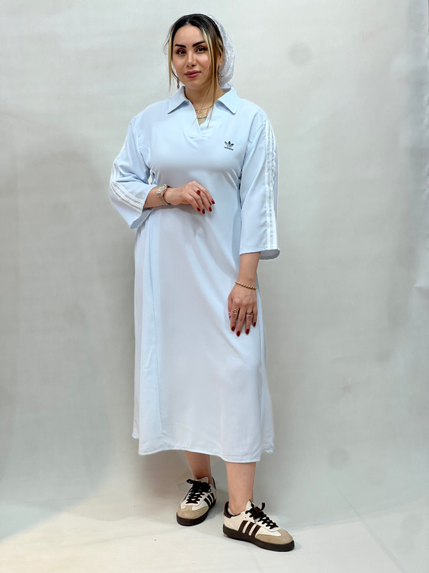 پیراهن پارچه ریزشی کمر گت